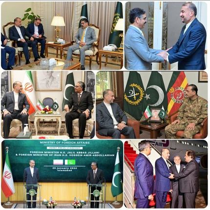 گزارش توییتی وزیر امور خارجه از سفر یک روزه به پاکستان