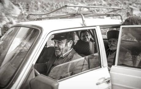 تصویری عجیب از پشت صحنه فیلم «پوست»/ عکس
