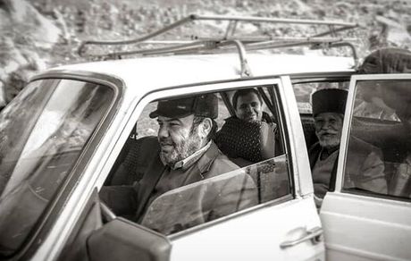 تصویری عجیب از پشت صحنه فیلم «پوست»/ عکس