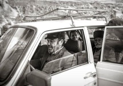 تصویری عجیب از پشت صحنه فیلم «پوست»/ عکس