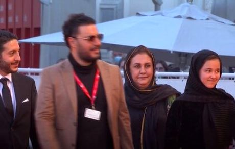 جواد عزتی و مجید مجیدی روی فرش قرمز اختتامیه ونیز/ عکس