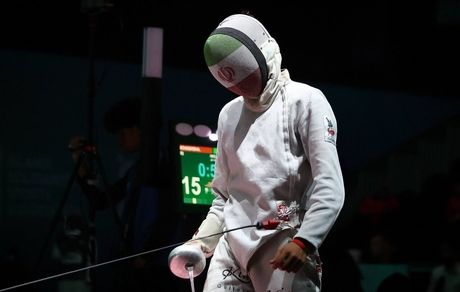 مدال برنز تیم شمشیربازی اسلحه اپه مردان ایران در بازی‌های کشورهای اسلامی 