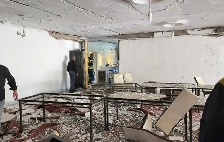 تالار پذیرایی ارتش خوی منفجر شد