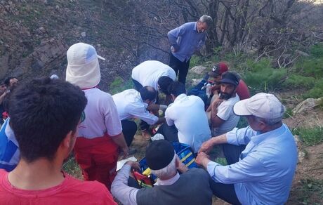 فوت ۲ تن بر اثر سقوط از ارتفاعات روستای عمقین در طارم سفلی