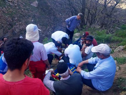 فوت ۲ تن بر اثر سقوط از ارتفاعات روستای عمقین در طارم سفلی