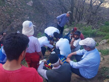 فوت ۲ تن بر اثر سقوط از ارتفاعات روستای عمقین در طارم سفلی
