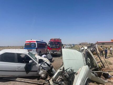 ۱۳ کشته و زخمی در دو تصادف جداگانه