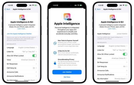 هوش مصنوعی اپل در دسترس قرارگرفت
