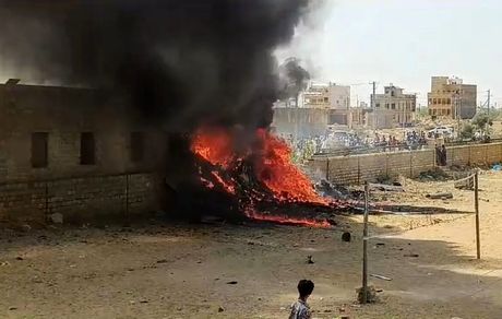 سقوط جنگنده بومی در کشور هند