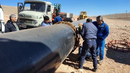 خطوط آسیبدیده از انفجار انتقال گاز ترمیم شدند