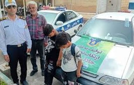 شناسایی و توقیف خودروی پرایدی که توسط یک کودک ۱۲ ساله رانندگی شد