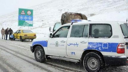 بارش برف و باران در جاده‌های ۷ استان کشور