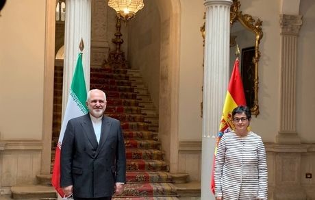 دیدار و گفت‌وگوی ظریف با وزیر خارجه اسپانیا
