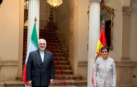 دیدار و گفت‌وگوی ظریف با وزیر خارجه اسپانیا