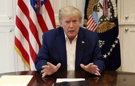 اولین اظهارات ترامپ از بیمارستان