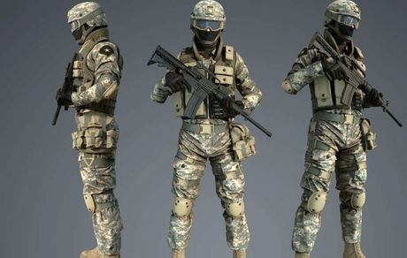 طراحی لباس هوشمند سربازان با استفاده از ۱۲ سنسور/ پوتین‌های ردیاب رادیو اکتیو و مین