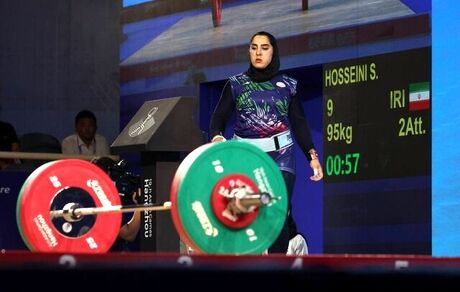 ناکامی دختر وزنه‌بردار ایران در قهرمانی آسیا