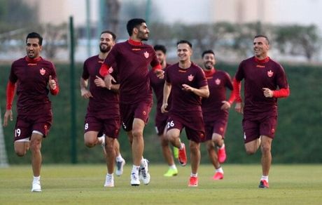 شوت‌زنی شاگردان گل‌محمدی در تمرین ۷۰ دقیقه‌ای پرسپولیس