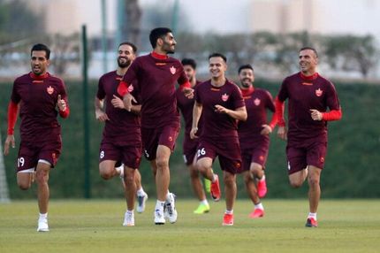 شوت‌زنی شاگردان گل‌محمدی در تمرین ۷۰ دقیقه‌ای پرسپولیس