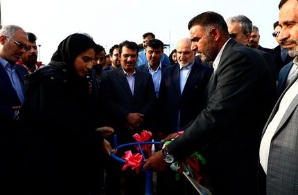 افتتاح خط انتقال آب‌شیرین‌کن در بوشهر