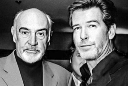 ادای احترام ۲ مأمور ۰۰۷ به شان کانری