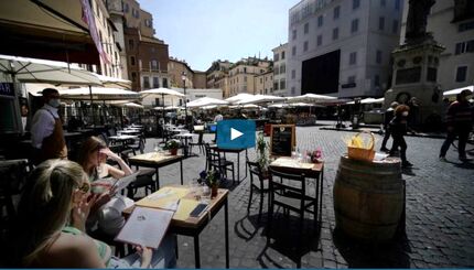 ایتالیا، محدودیت‌های کرونایی را کاهش داد