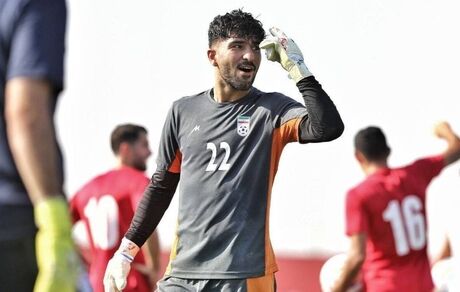 عابدزاده دروازه‌بان احتمالی تیم ملی ایران مقابل ولز