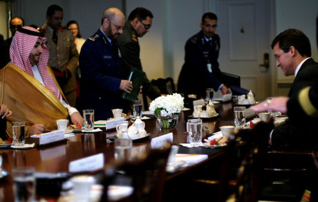  دیدار خالد بن سلمان با وزرای خارجه و دفاع آمریکا 