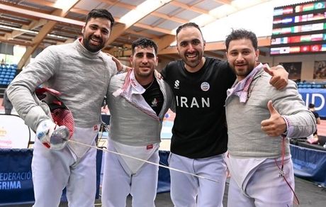 نایب قهرمانی تیم ملی شمشیربازی سابر کشورمان در قهرمانی آسیا