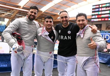 نایب قهرمانی تیم ملی شمشیربازی سابر کشورمان در قهرمانی آسیا