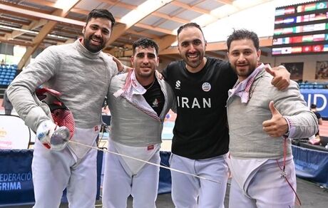 نایب قهرمانی تیم ملی شمشیربازی سابر کشورمان در قهرمانی آسیا