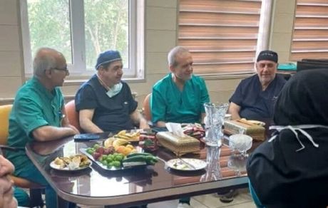 رئیس جمهور در تبریز، جراحی کرد