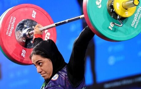 دختر وزنه‌بردار ایران در رقابت دسته ۷۶ کیلوگرم قهرمانی جهان ۲۰۲۴ دهم شد
