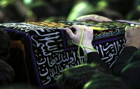 پیکر استاد فاطمی‌نیا در تهران تشییع شد