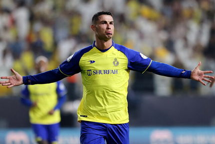 صعود النصر با درخشش رونالدو