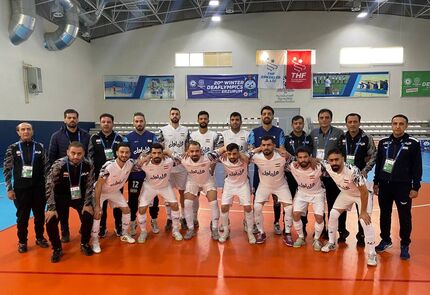 صعود راحت تیم ملی فوتسال ناشنوایان ایران در المپیک زمستانی