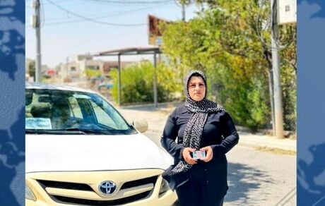 مجوز به اولین راننده تاکسی زن در اقلیم کردستان عراق