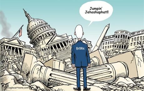 کارتون| خرابه‌ای که به رئیس‌جمهور بعدی می‌رسد!