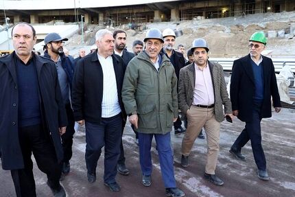 انجام ۸۵ درصد بازسازی ورزشگاه آزادی
