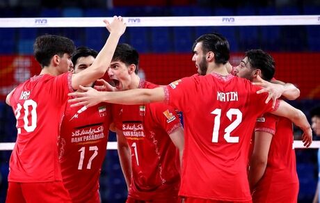 صعود مقتدرانه تیم ملی والیبال جوانان ایران به نیمه نهایی قهرمانی جهان