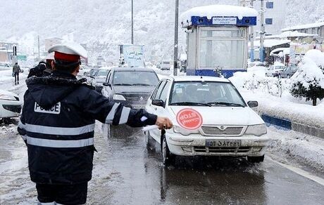 رانندگی بدون زنجیرچرخ در محورهای کوهستانی ممنوع!