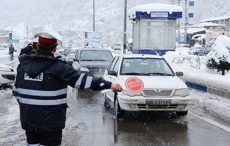 رانندگی بدون زنجیرچرخ در محورهای کوهستانی ممنوع!