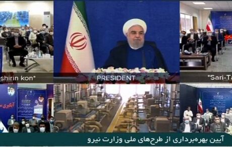 رئیس جمهور،  ۴ پروژه آبرسانی را افتتاح کرد