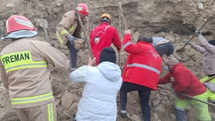 جان باختن ۲ نفر در روستای قره تپه بدلیل ریزش آوار