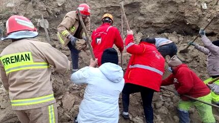 جان باختن ۲ نفر در روستای قره تپه بدلیل ریزش آوار