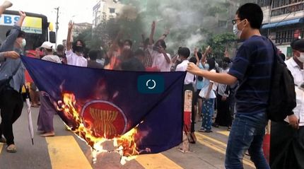 اعتراضات در میانمار ادامه دارد