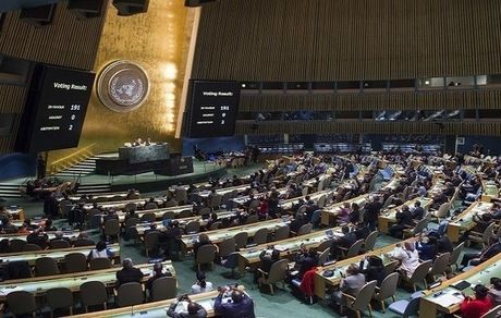 تصویب پیش نویس قطعنامه حمایت از تشکیل کشور مستقل فلسطین
