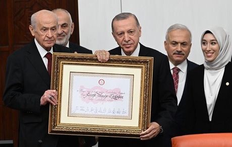 اردوغان سوگند یاد کرد