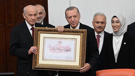 اردوغان سوگند یاد کرد
