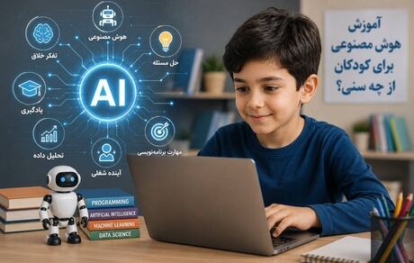 آموزش استفاده از هوش مصنوعی از چه سنی برای کودکان مناسب است؟